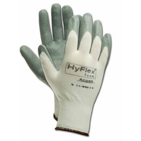 guanti con palmo in Nitrile Ansell Hyflex 11-800 9/L 