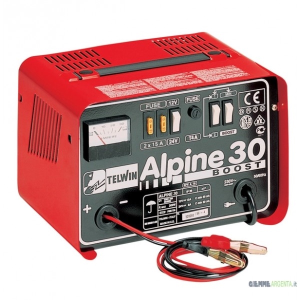 TELWIN ALPINE 30 BOOST 230V CARICABATTERIA PORTATILE 12//24V